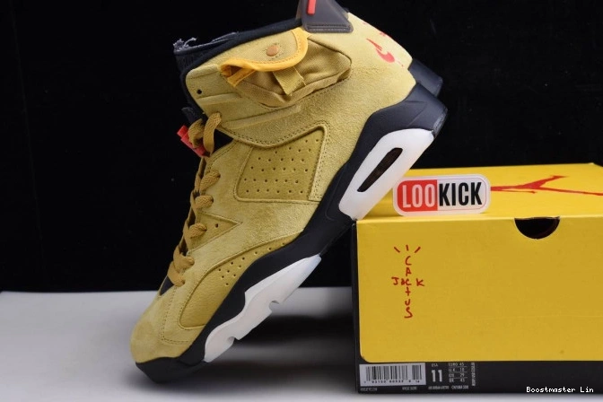 Boostmaster lin JORDAN X YELLOW AIR 6 CN1084-300 TRAVIS SCOTT 0819
